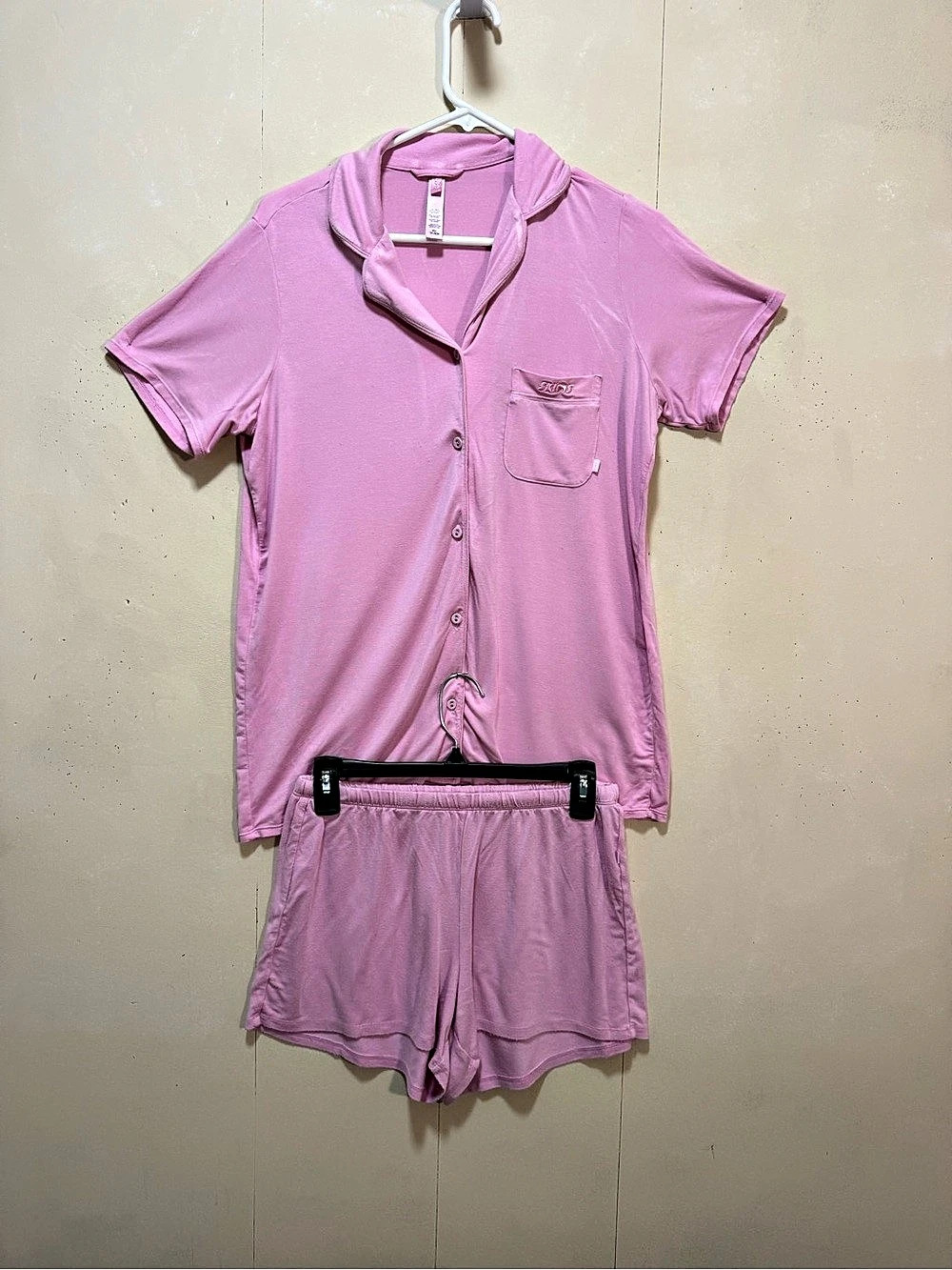 Skims Soft Lounge Sleep Set Pink Pajama Set Size XS